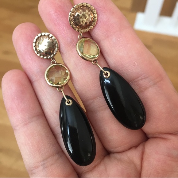 Michael Valitutti signed citrine sterling earrings - Picture 3 of 7